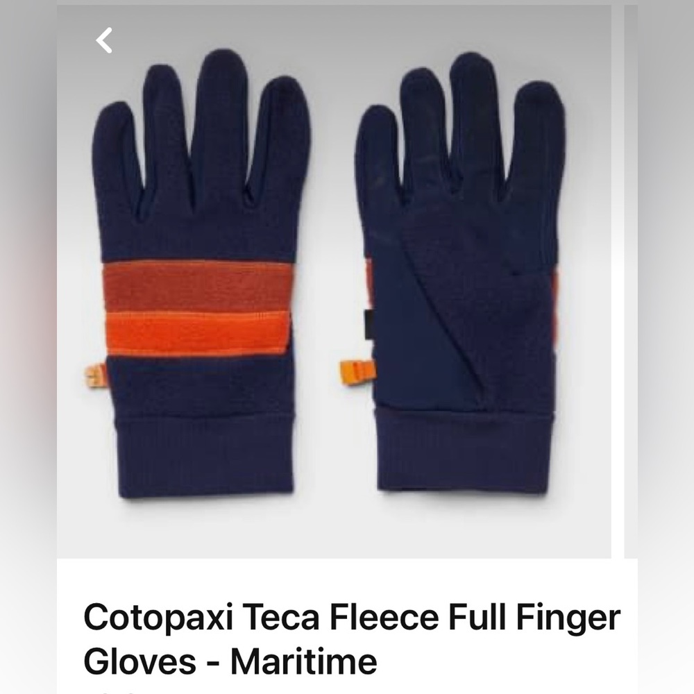 Cotopaxi teca fellce full finger gloves